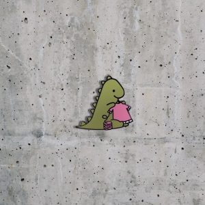Pin Dinosaurio Tejedor
